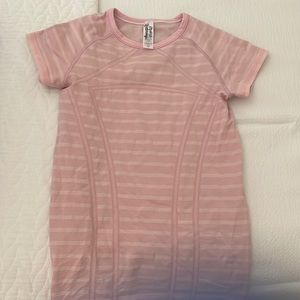 ivivva pink and white striped shirt 12
